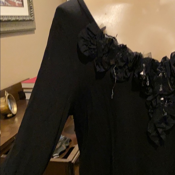 Karen Kane long sleeved black tunic Large - Picture 6 of 7